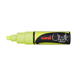 UNI Chalk marker 8 mm. gul XL