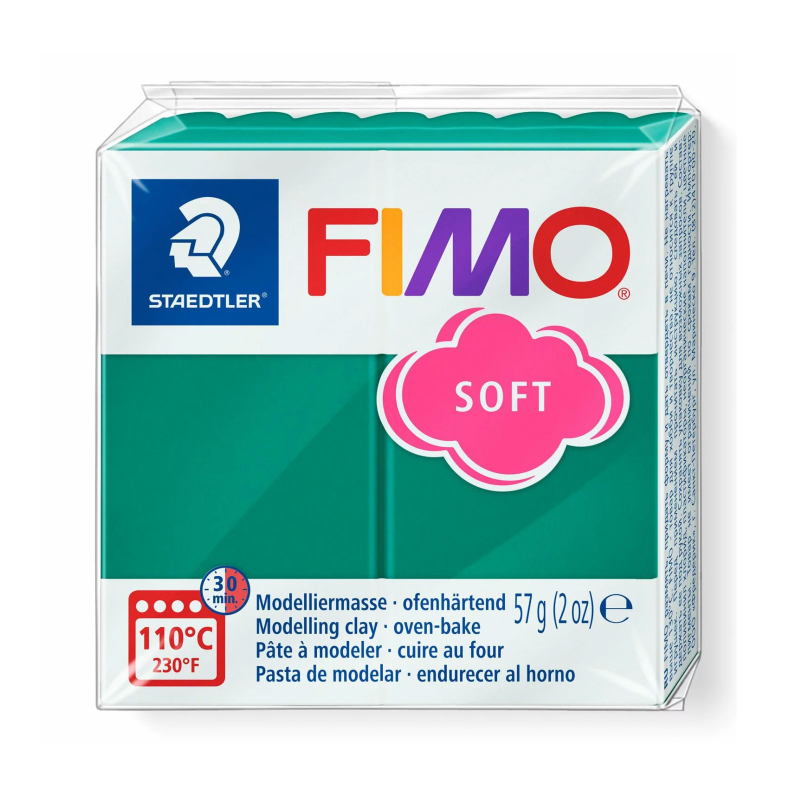 Billede af FIMO Soft - mørk grøn (57 g.)