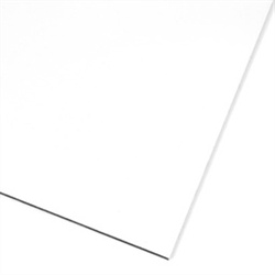 Hvidt magnetark A4 i tynd udgave på 0,7 mm. i tykkelsen