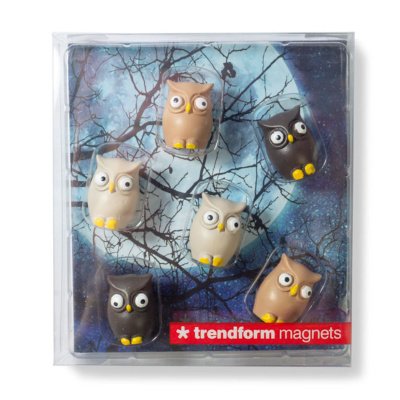 Alle magneterne fra Trendform leveres i fin gaveæske, så ugle magneterne er en god gaveidé.