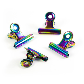 Rainbow magnetklemmer i metal. Pakke med 4 stk. fra Trendform.