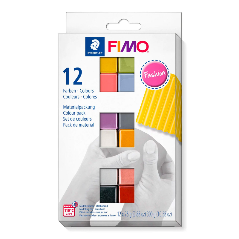 Billede af FIMO Soft 12-pak - Mix fashion