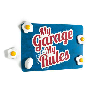Din garage - dine regler... eller dit køkken - dine regler. Du bestemmer, så snart du har købt en pakke EGG magneter fra Trendform