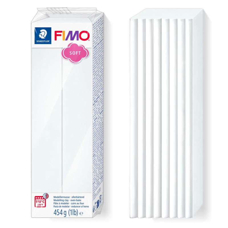 Billede af FIMO Soft - hvid XL (454 g.)