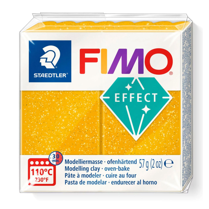 Billede af FIMO Effect - glitter guld (57 g.)