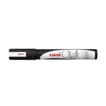 Sort Uni Chalk Marker PWE-5M medium line
