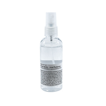 Rensevæske 100 ml. med isopropyl - Leveres i smart lille sprayflaske med nem pumpe, så du ikke bruger for meget ad gangen