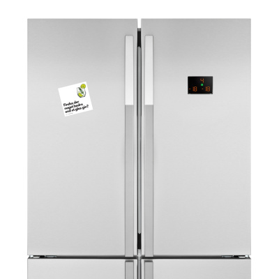 Gør dit køleskab mere personligt med en gin magnet 8x8 cm.