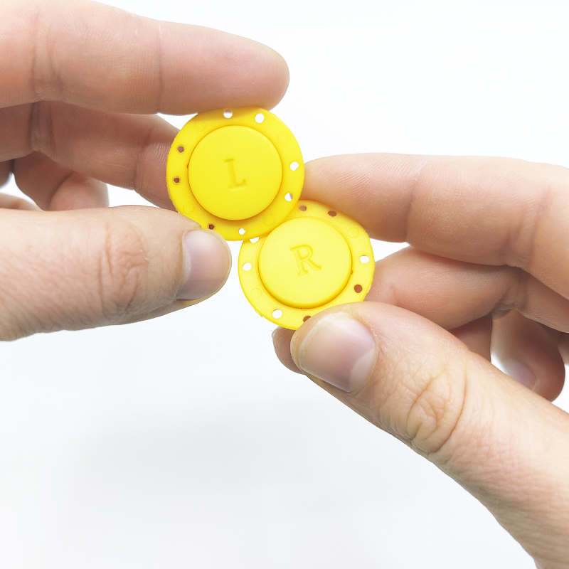 Se Sy-i-magnet knap rund Ø26 mm., gul hos Magnetz