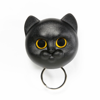 NEKO nøgleholder fra det populære brand Qualy. Kan bære op til 15 nøgler! Denne kat er sort og findes også i andre farver.