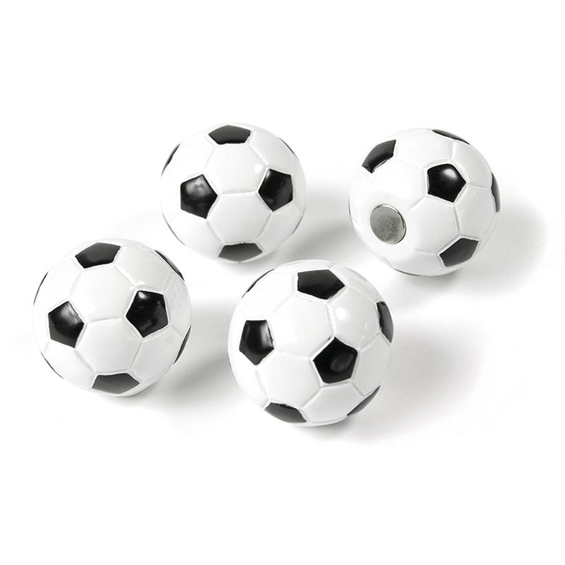 #1 - Fodbold Magneter, 4-pak - sportsmagneter