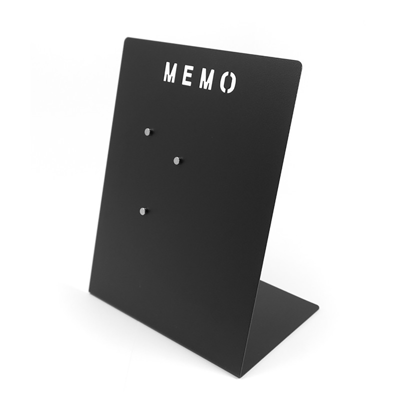 Memo tavle - sort inkl. 3 magneter