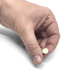 Power magnet, Skive 10x2 mm., Guld