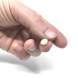 Power magnet, Skive 8x2 mm., Guld