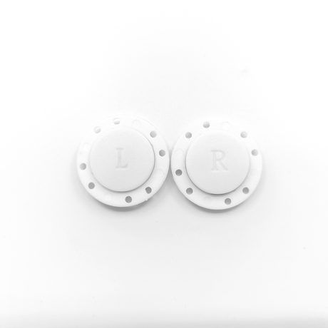 Sy-i-magnet knap rund Ø26 mm., hvid