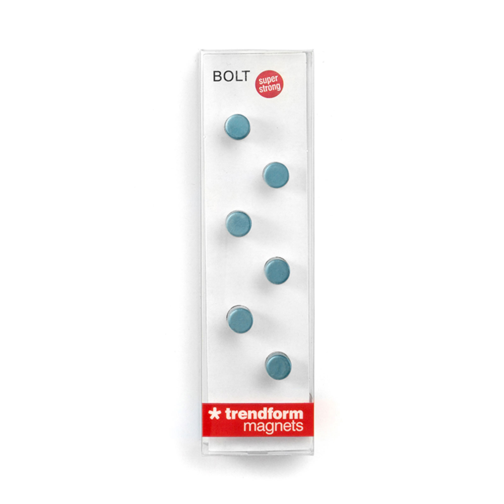 BOLT power magneter 8x8 mm., 6-pak SKYBLUE