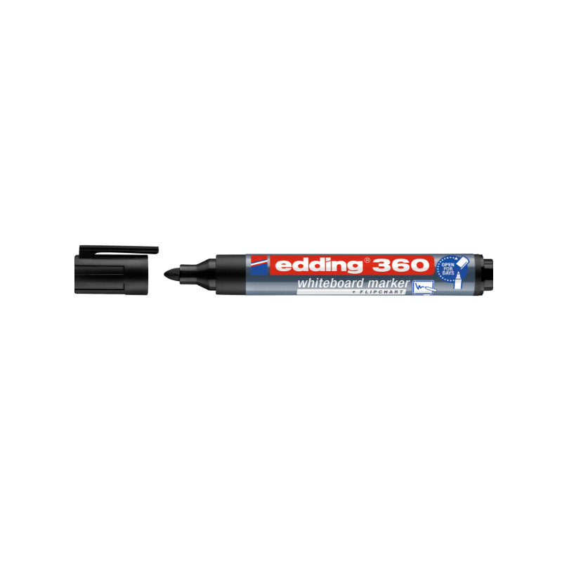 Edding Board Marker 360, Sort (1.5 - 3 mm)