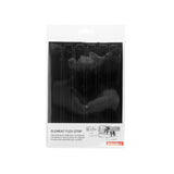 Metal-tavler "FLEX STRIP" 19 cm., Sort (6-pak)