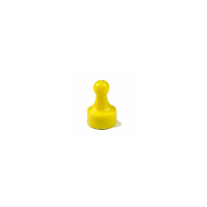 Kraftig magnet "LUDO" mini, Gul