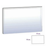 Magnetlomme 15x10 cm., Hvid (B)
