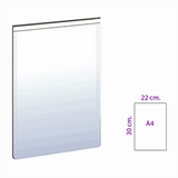 Magnetlomme A4, Hvid (H)