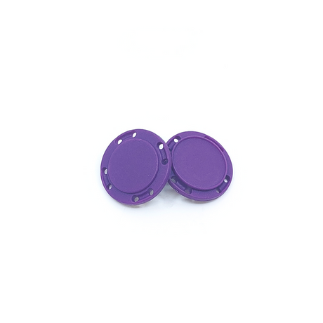 Sy-i-magnet knap rund Ø26 mm., lilla