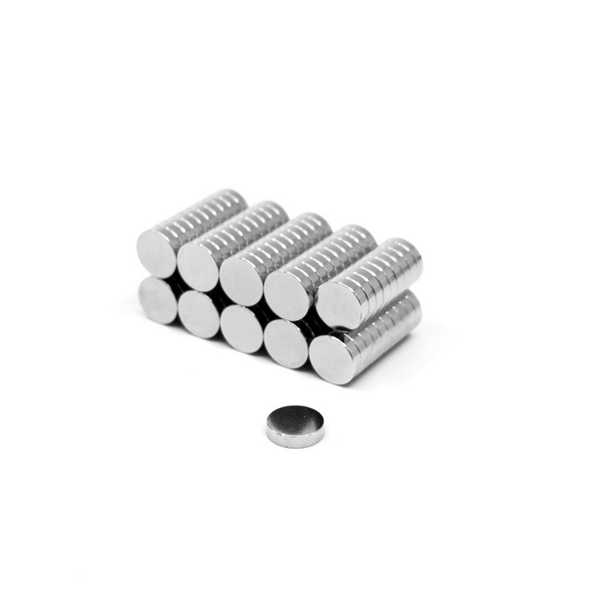 Hobbymagneter 8x2 mm. (100 stk.)