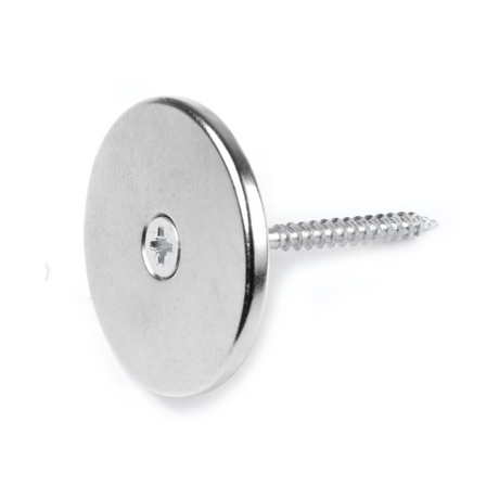 Undersænket powermagnet, Ring 42x4 mm.
