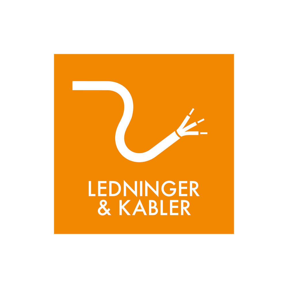 Affaldssortering “ledninger & kabler” - magnetskilt 30x30 cm.