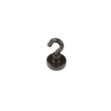 Pottemagnet med krog, Sort Ø16 mm.