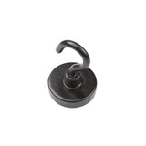 Pottemagnet med krog, Sort Ø32 mm.