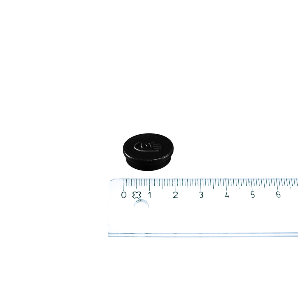 Legamaster Kontormagnet, Sort Ø20 mm.