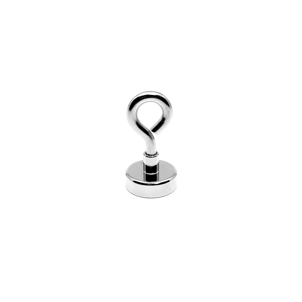 Pottemagnet med lukket krog, Ø25 mm. (XL krog)