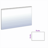 Magnetlomme 9x6 cm., Hvid