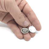 Brochemagnet m/stål 1,7 cm. (deluxe)