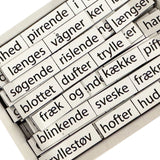 MagnetPoet DEN FRÆKKE dansk - Køleskabspoesi (350 stk.)