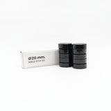 Magnordic Kontormagnet, Sort Ø20 mm. (10-pak)