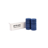 Magnordic Kontormagnet, Blå Ø15 mm. (10-pak)