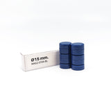 Magnordic Kontormagnet, Blå Ø15 mm. (10-pak)