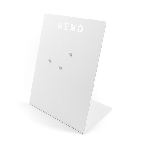 Memo tavle - hvid inkl. 3 magneter