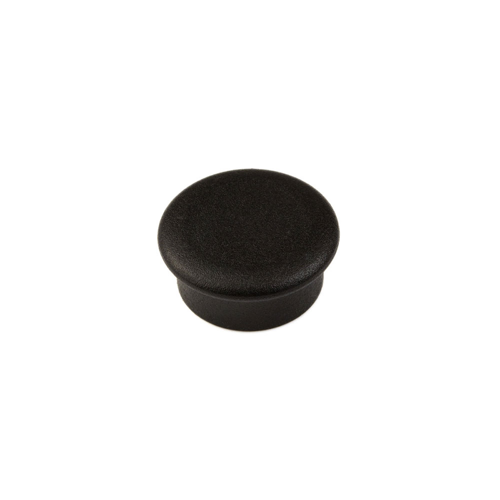 Kraftig kontormagnet Sort, Rund (mini)