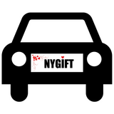 NYGIFT - magnetskilt til bil