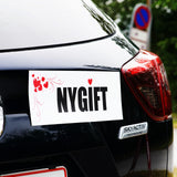 NYGIFT - magnetskilt til bil