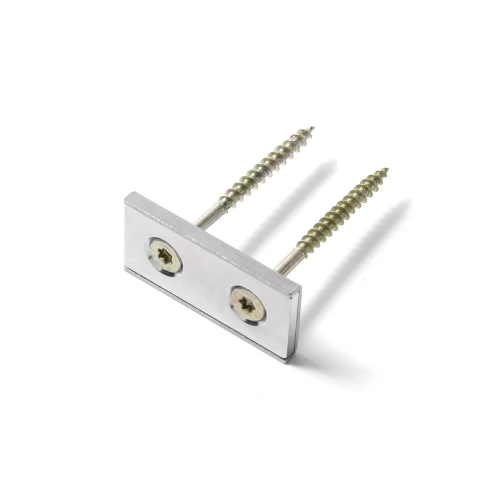 Undersænket panelmagnet 40x20x4 mm. (neodymium)