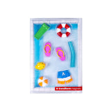 POOL PARTY magneter 8-pak - køleskabsmagneter