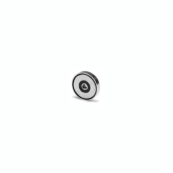 Pottemagnet m. indvendigt gevind, Ø13 mm.