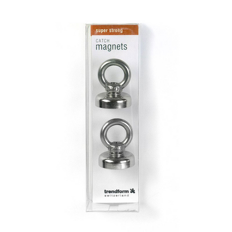 Pottemagnet med lukket krog Ø25 mm. (2 stk.)