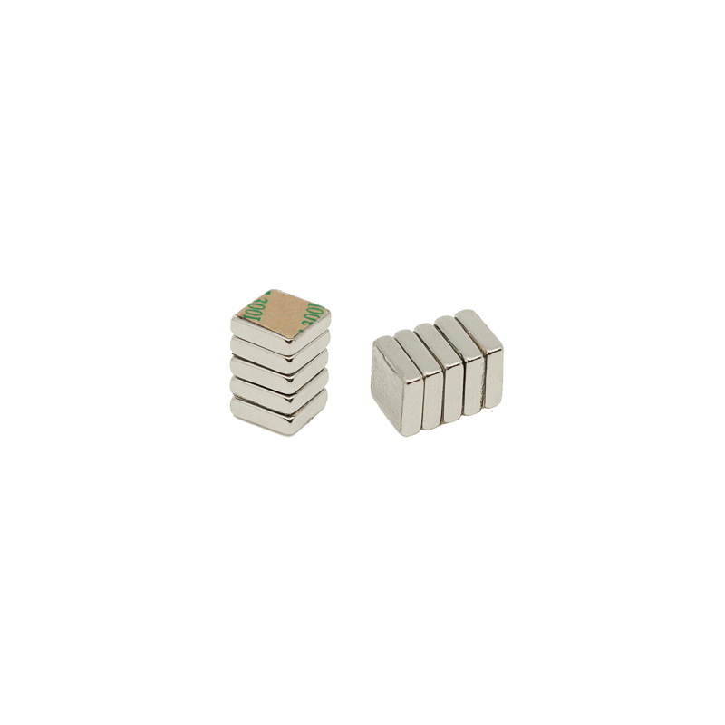 Power magneter, Blok 10x10x3 mm. m/lim, 10-pak