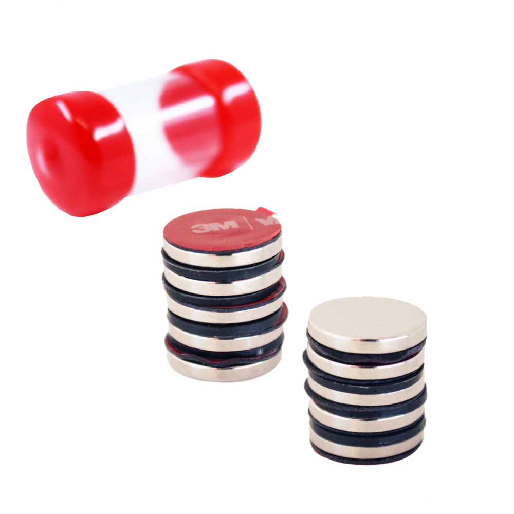 Power magneter, Skive 20x3 mm. m/lim, 10-pak