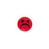 Smiley Magnet rød, Sur - Kraftig magnet